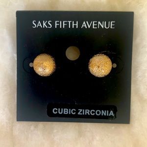 Cubic zirconia earrings. NWT